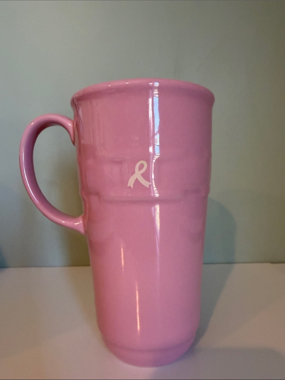 Longaberger Pink  16oz Mug